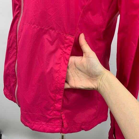 Columbia Jacket Womens M Medium Pink Switchback II Raincoat Waterproof Full Zip - Picture 5 of 15